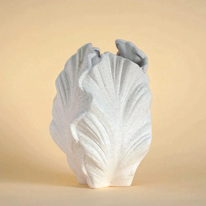 Modern Irregular Ceramic Vase – Nordic Centerpiece for Pampas Grass & Dried Flowers
