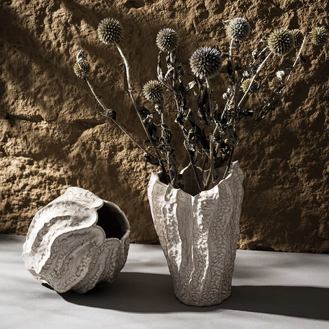 Nordic Irregular Ceramic Vase – Modern Tabletop Decor