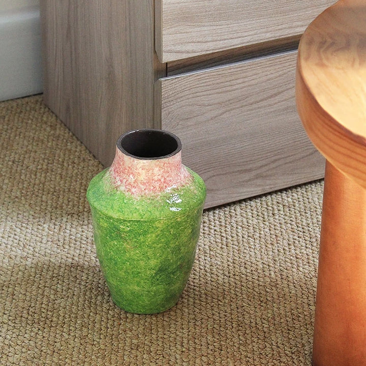 Impressionism Ceramic Vase – Abstract Modern Centerpiece