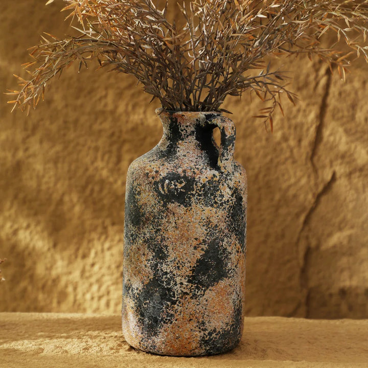 Earthenware Ceramic Vase – Nordic Wabi Sabi Decor