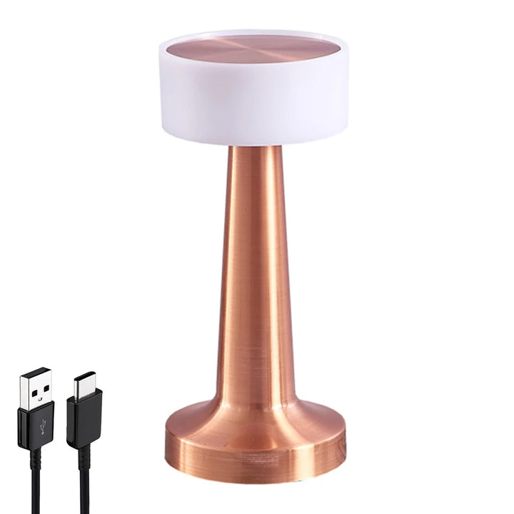 Rechargeable LED Touch Table Lamp – Cordless Bedside & Desk Light for Bedroom, Restaurant & Bar Decor