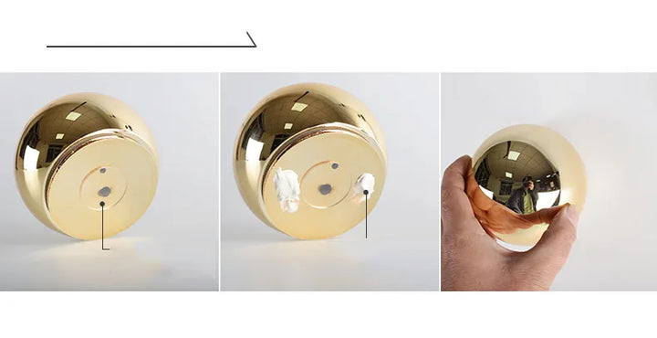 Minimalist Decorative Ball Wall Hanging – Modern Aesthetic Room Ornament