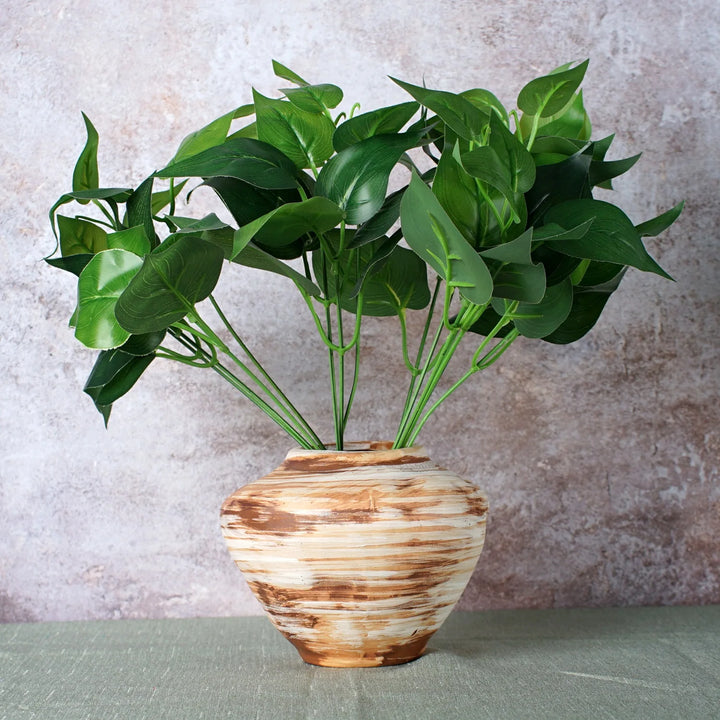 Rustic Ceramic Vase – Textured Pottery for Home Décor