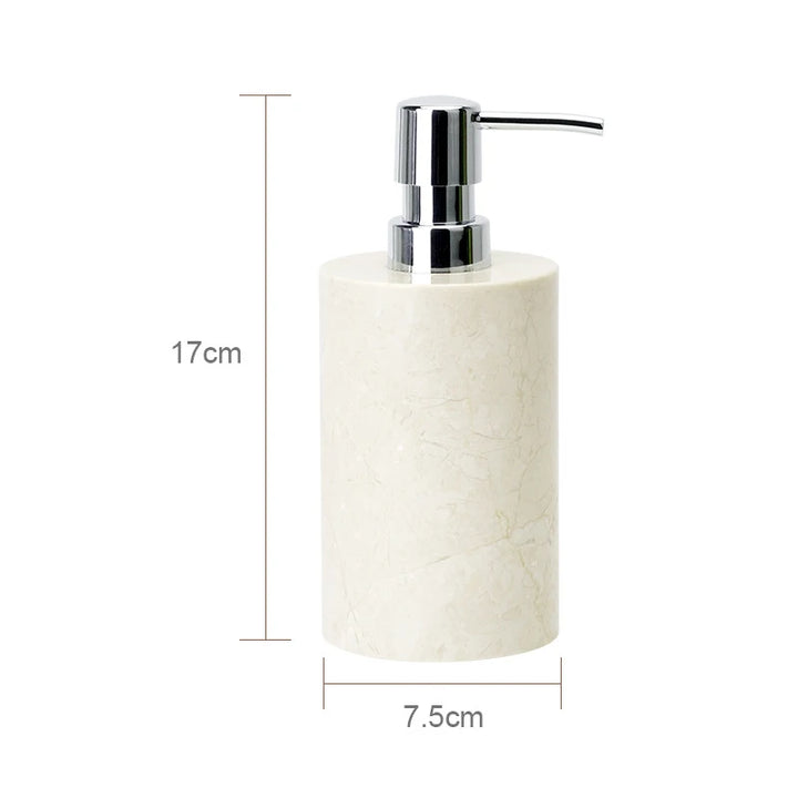 Crema Nuova Marble Bathroom Accessories Set