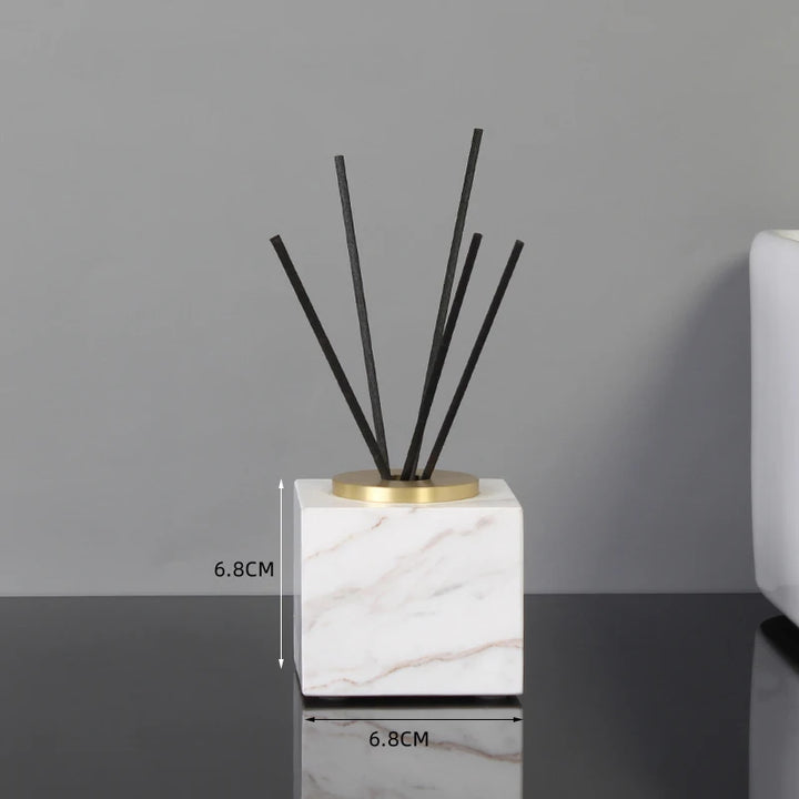 Volakas White Marble Bathroom Accessories Set