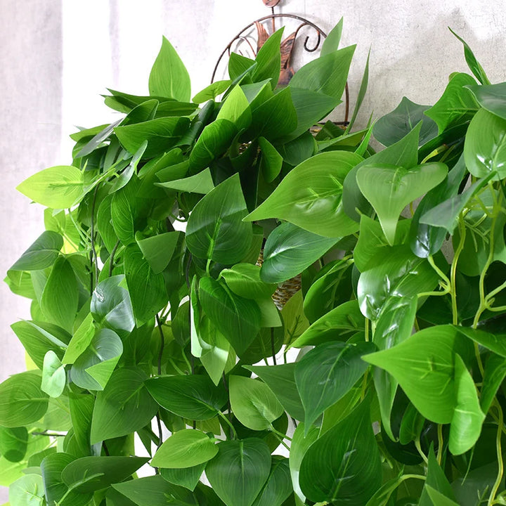 105cm Artificial Ivy Vine – 5 Forks Green Hanging Plant