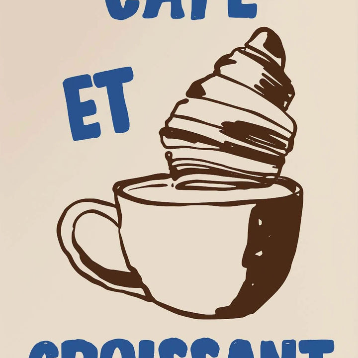 Retro Coffee Poster – Morning Café Canvas Wall Art | Vintage Kitchen & Coffee Lover Home Decor