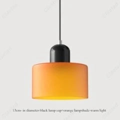 Modern Glass LED Pendant Light – E27 Cream Style Chandelier for Living Room, Bedroom & Dining