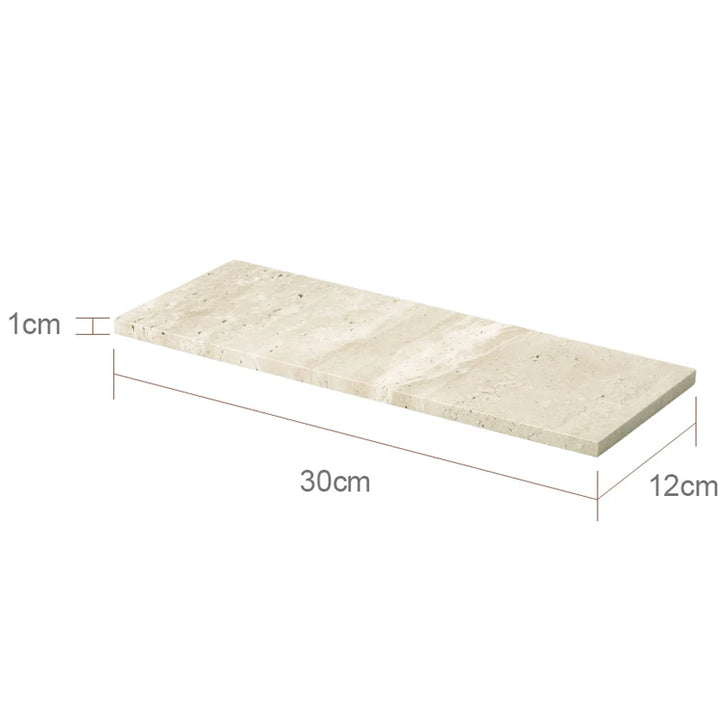Natural Travertine Counter Tray for Bathroom & Kitchen