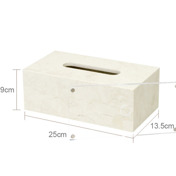 Crema Nuova Marble Bathroom Accessories Set