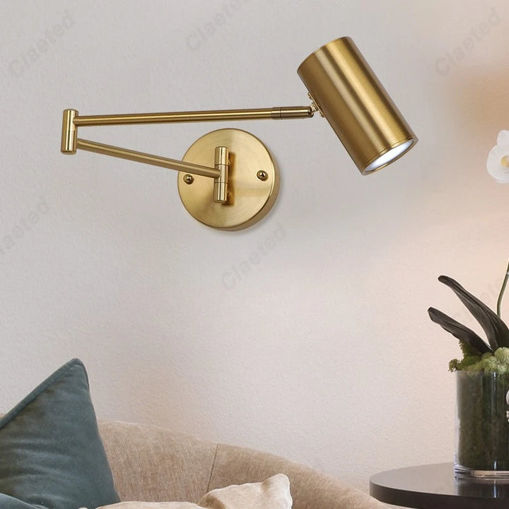 Modern Folding LED Wall Lamp – Adjustable Reading Light