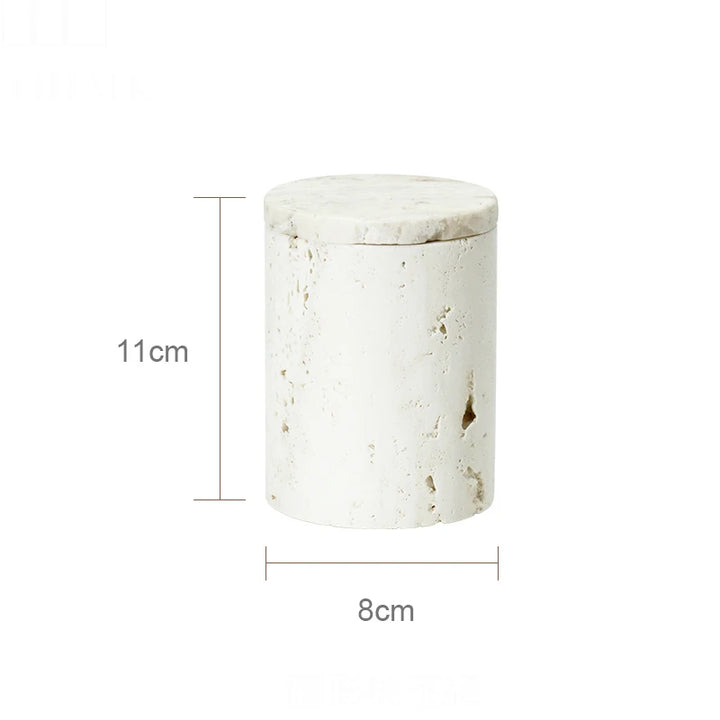 Beige Travertine Bathroom Set – Natural Marble Accessories