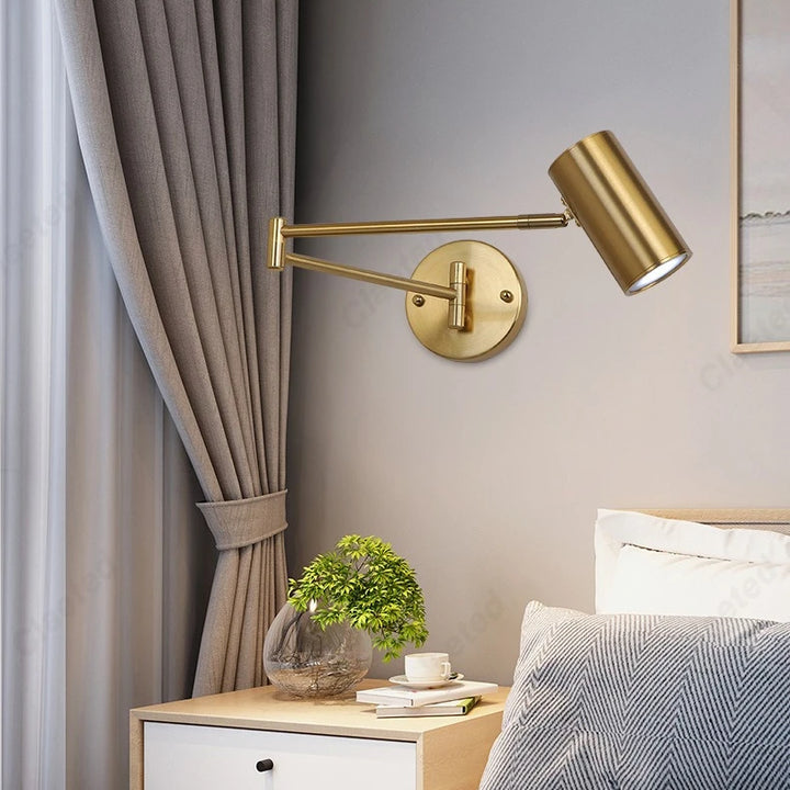 Modern Folding LED Wall Lamp – Adjustable Reading Light