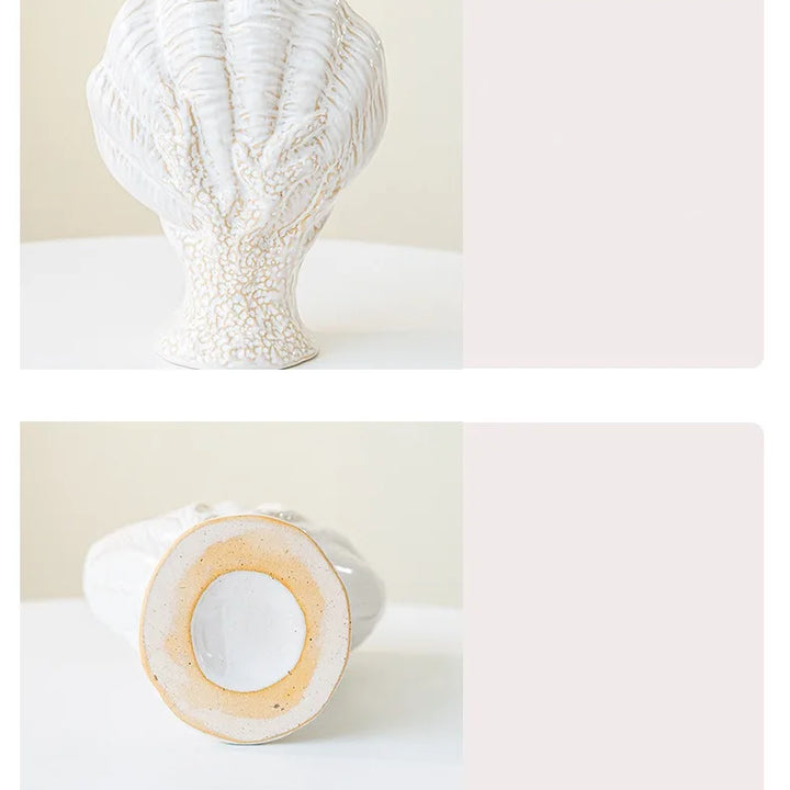 Modern Nordic Ceramic Vase – Boho Home Table Decor