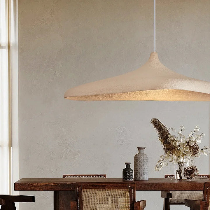 Wabi Sabi Brown Pendant Light – Japanese Minimalist LED Lamp