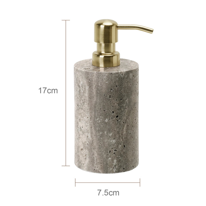 Grigio Travertine Bathroom Set – Natural Marble Accessories
