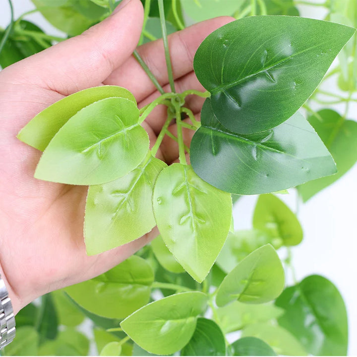 105cm Artificial Ivy Vine – 5 Forks Green Hanging Plant