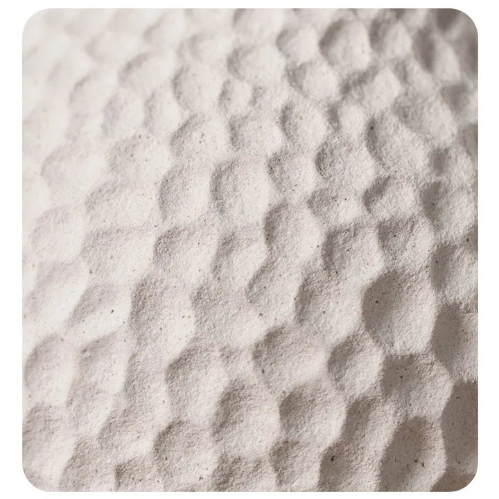 Nordic Ceramic Amphora Vase – Handmade Table Centerpiece