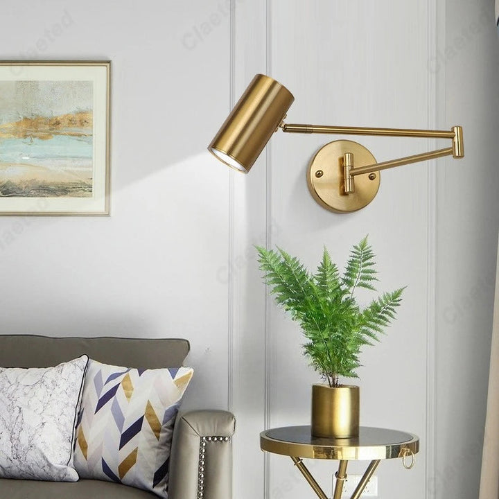 Modern Folding LED Wall Lamp – Adjustable Reading Light