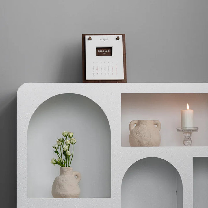 Mini Ceramic Bud Vase – Stone-Look Small Flower Pot Decor