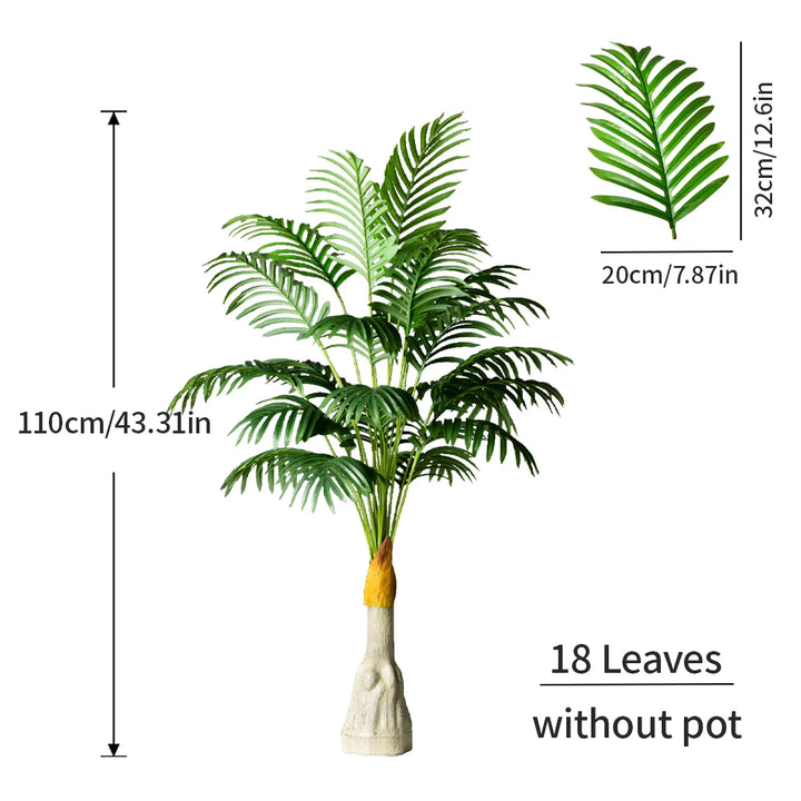 120cm Artificial Palm Tree – Large Tropical Coconut Plant Decor