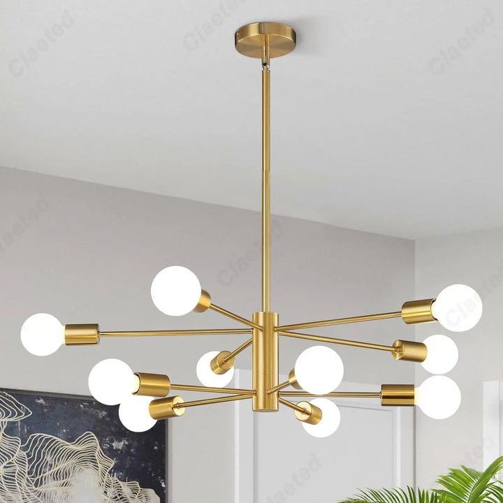 Modern Minimalist LED Chandelier – European Style Pendant Light