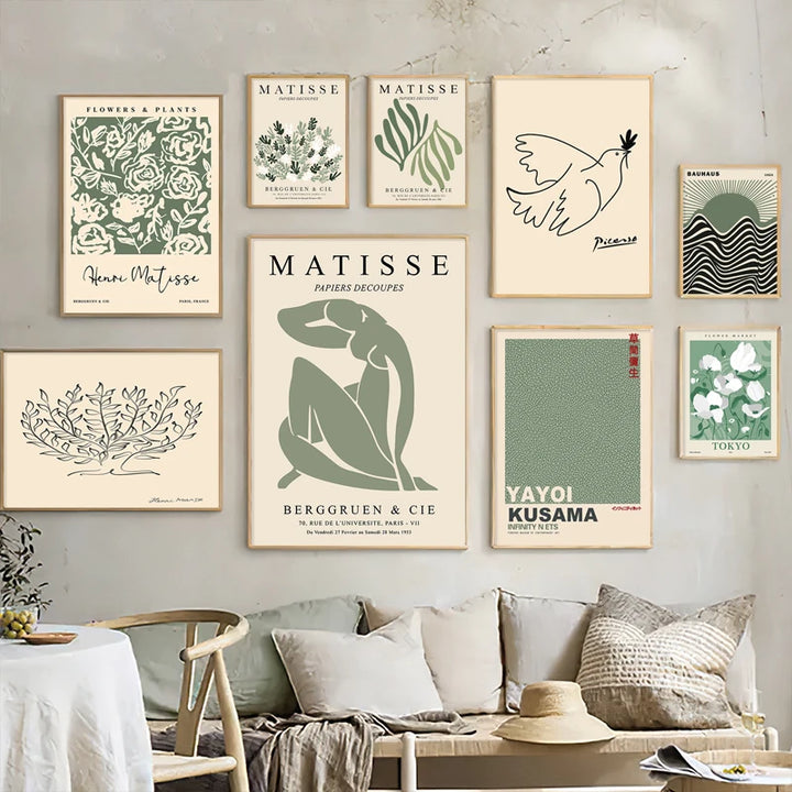 Matisse Picasso Canvas Print – Flower Market Wall Art