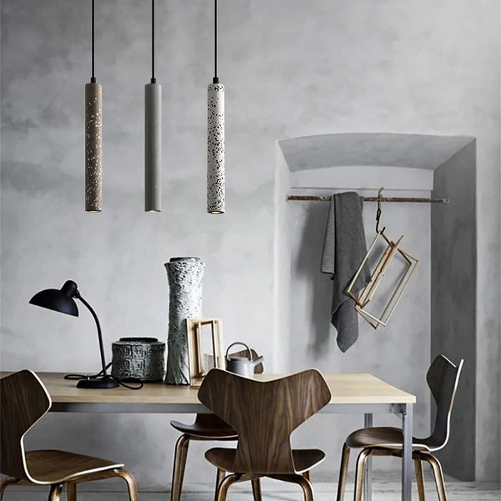 Industrial Waterstone LED Pendant Light – Modern Dining & Kitchen Lamp