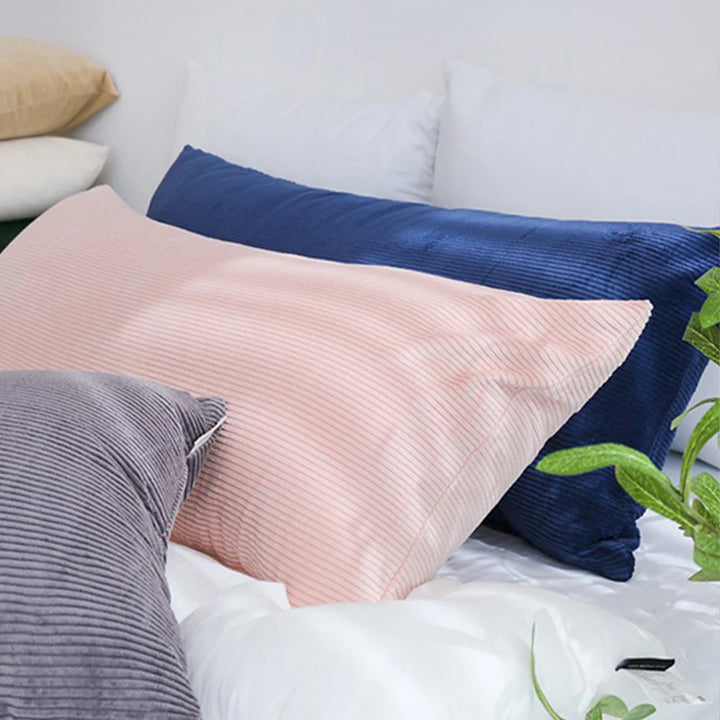 Ultra Soft Corduroy Long Body Pillow Cover