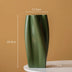 Colorful Curved Ceramic Vase – Modern Table Centerpiece