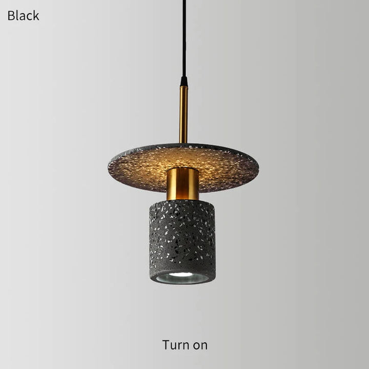 Modern Terrazzo Pendant Lamp for Bedroom & Dining Room