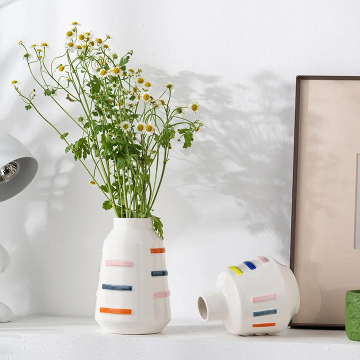 Simple Ceramic Vase – Elegant Boho Centerpiece
