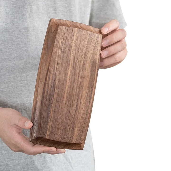 Wooden Tea Tray – Japanese Style Solid Wood Coffee & Snack Tray
