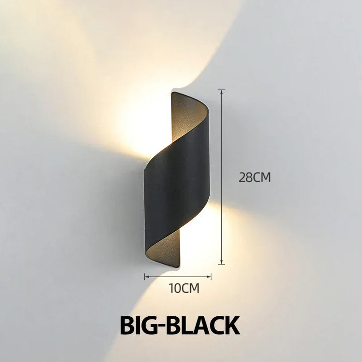 Modern Nordic LED Wall Lamp – 10W Waterproof Indoor & Outdoor Up & Down Sconce Light