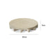 Travertine Pedestal Bowl – Decorative Marble Fruit Tray