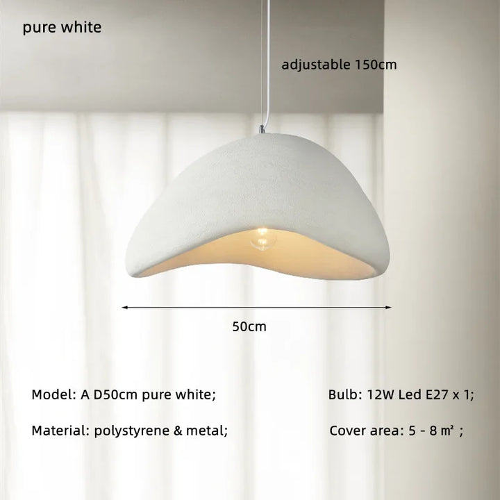 Nordic Wabi Sabi LED Pendant Light – Dining & Bar Lamp