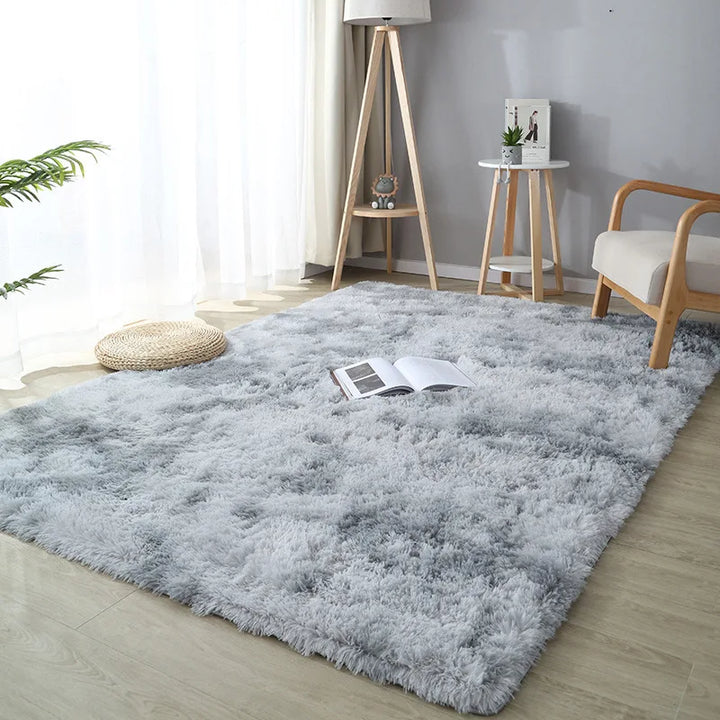 Long Plush Modern Soft Rug for Living Room
