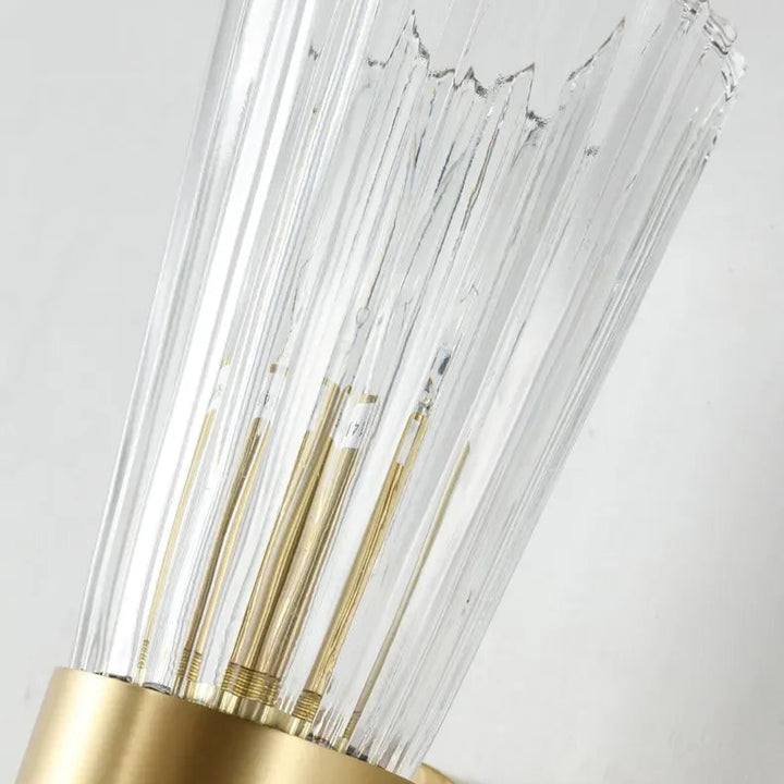 Modern Crystal Wall Lamp – Golden Electroplated Sconce