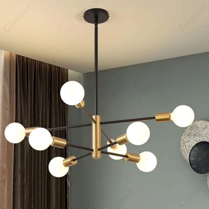 Modern Minimalist LED Chandelier – European Style Pendant Light