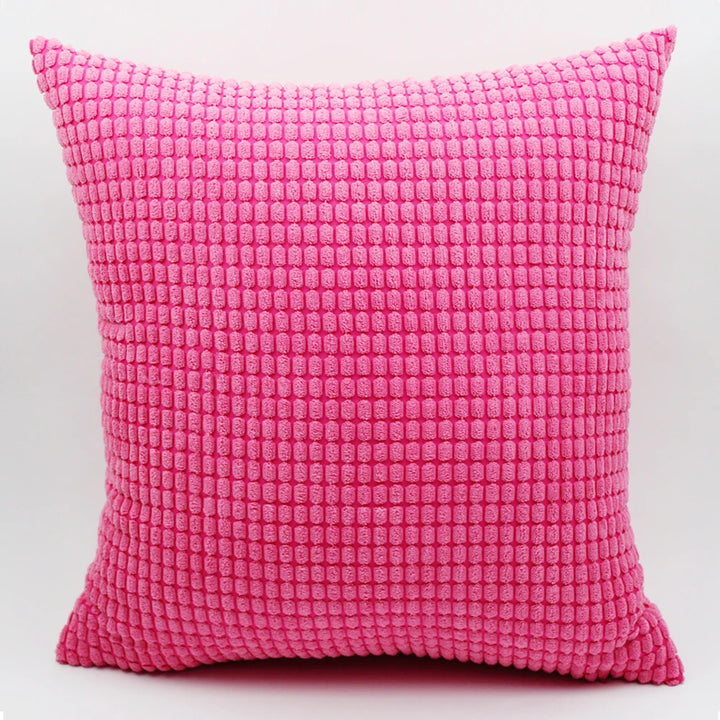 Soft Corduroy Solid Cushion Cover Nordic Large Pillow Case