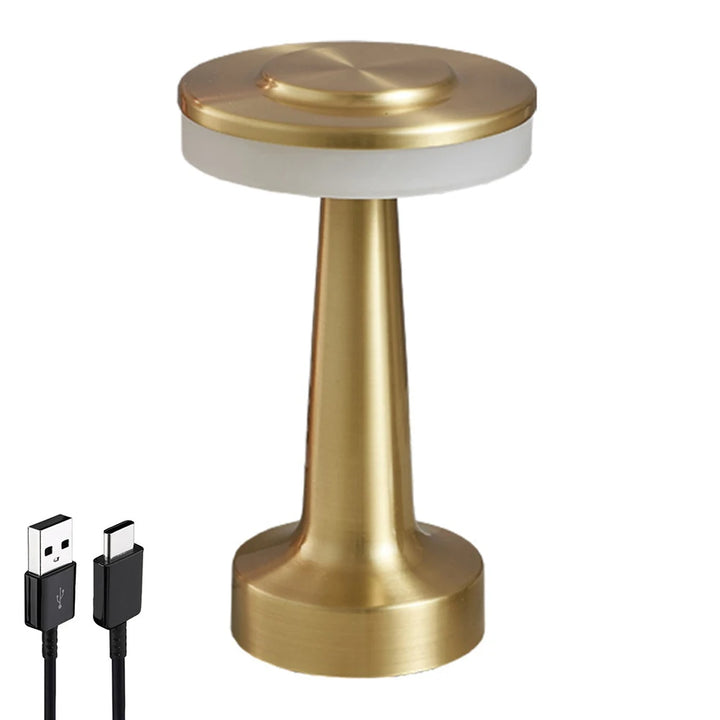 Rechargeable LED Touch Table Lamp – Cordless Bedside & Desk Light for Bedroom, Restaurant & Bar Decor