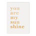 Boho Rainbow & Sun Canvas Wall Art – “You Are My Sunshine” Abstract Nursery Prints for Baby & Kids Room Decor