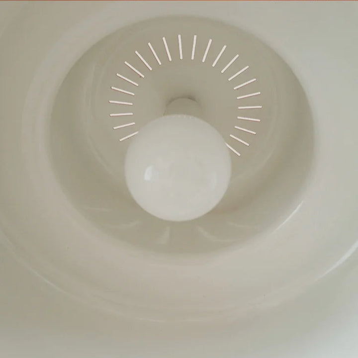 Bauhaus Vintage Orange Pendant Lamp – Retro Iron Light