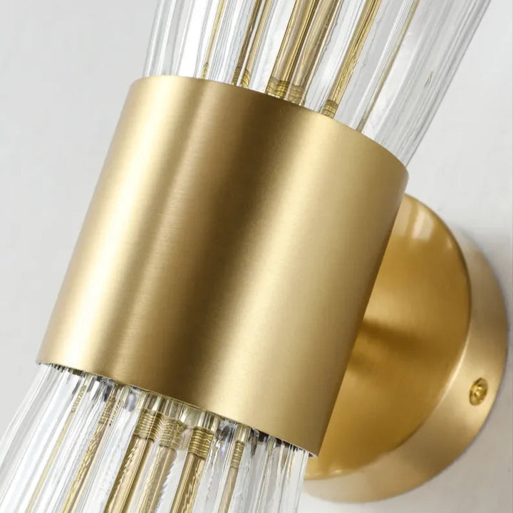 Modern Crystal Wall Lamp – Golden Electroplated Sconce