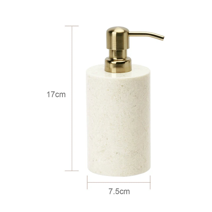 Crema Nuova Marble Bathroom Accessories Set