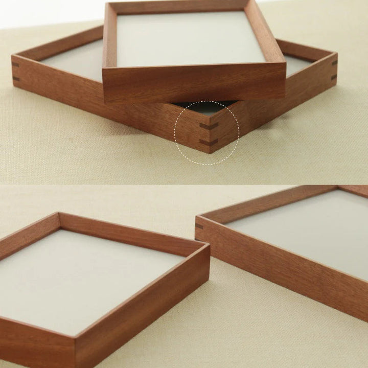 Nordic Wooden Photo Frame – Solid Wood Tabletop Decor