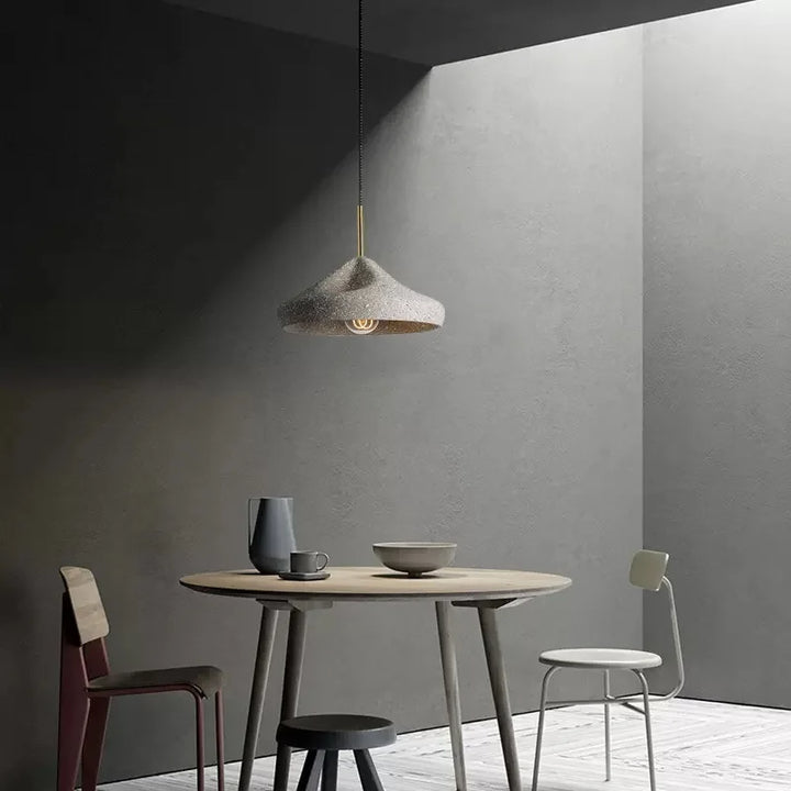 Nordic Industrial Cement Pendant Lamp – LED Chandelier