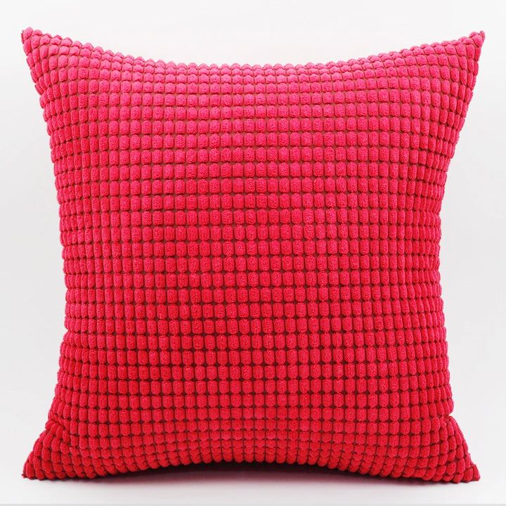 Soft Corduroy Solid Cushion Cover Nordic Large Pillow Case