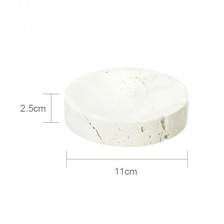 Beige Travertine Bathroom Set – Natural Marble Accessories