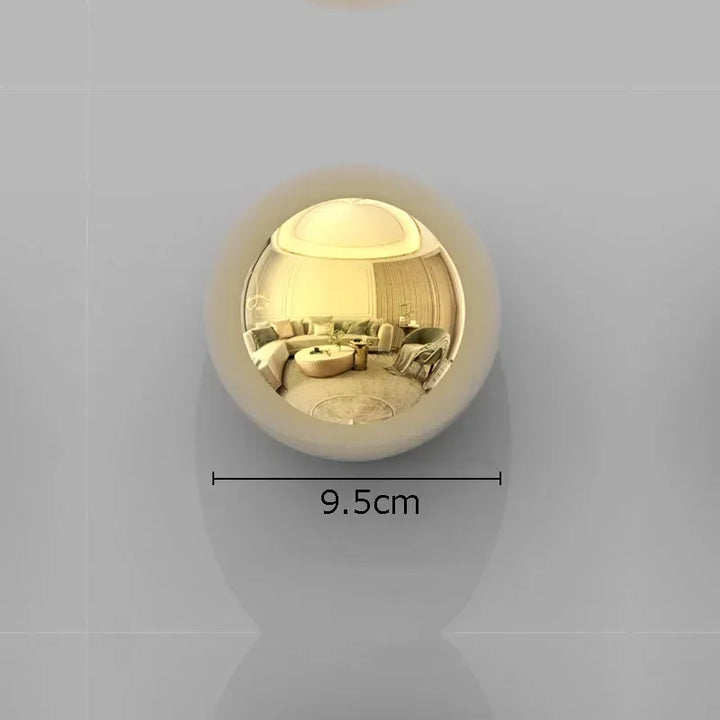 Golden and Silver Ball Wall Hanging Set – Modern Decor